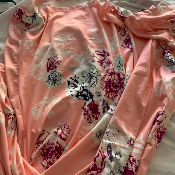 Pink floral maxi dress - Picture 3 of 3